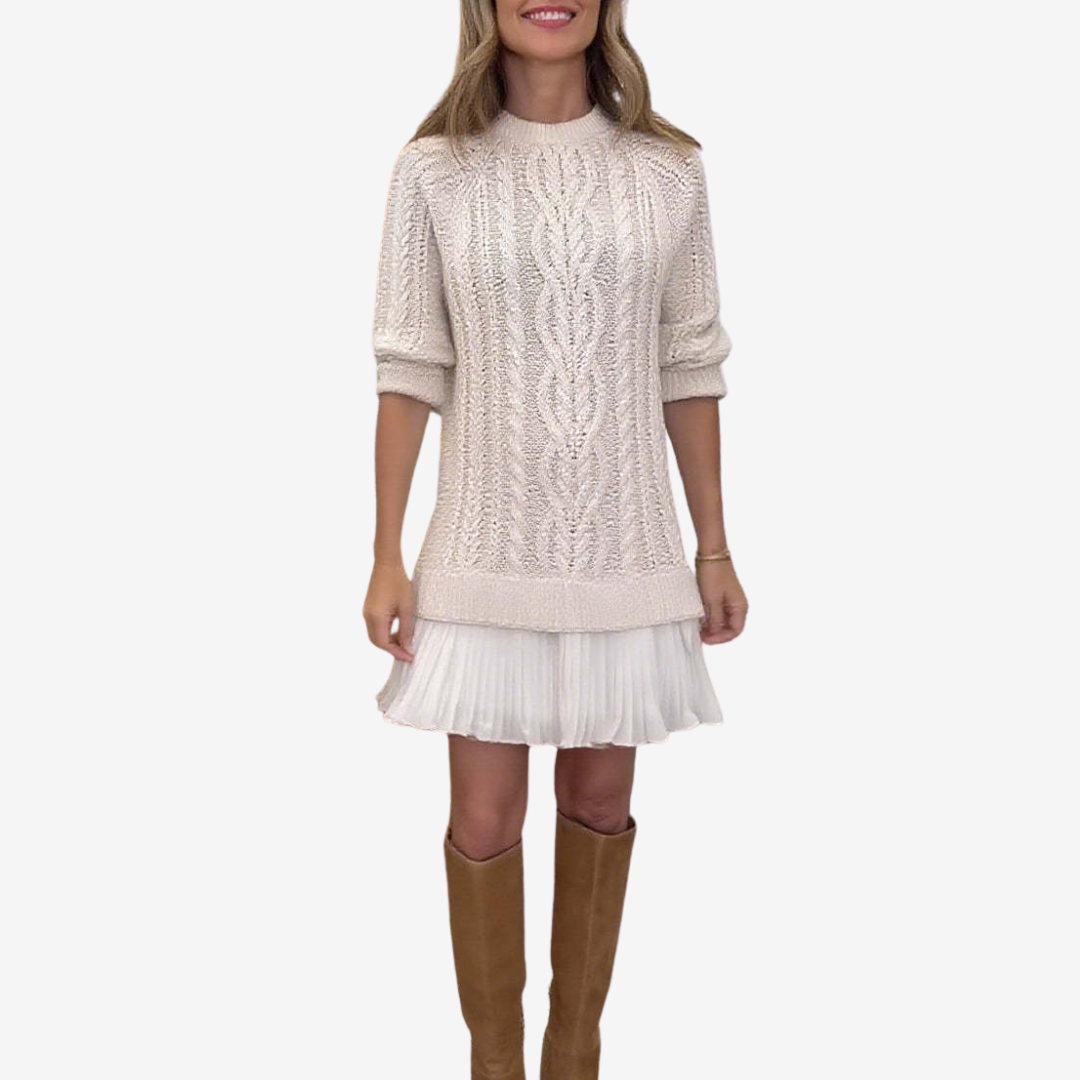 Gaëlle Knitted Jumper Dress