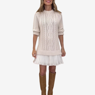 Gaëlle Knitted Jumper Dress