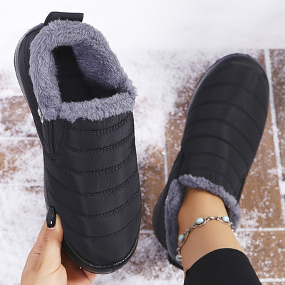Victoria | Warm Winter Slip-On Boots.