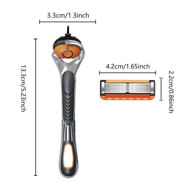 James Men’s Razor Set with Handle