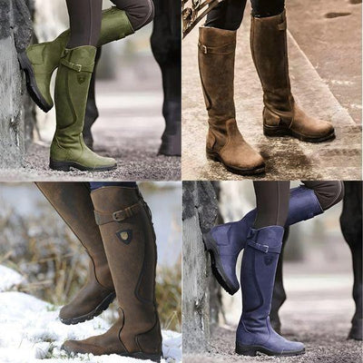 Maeve Waterproof Leather Riding Boots