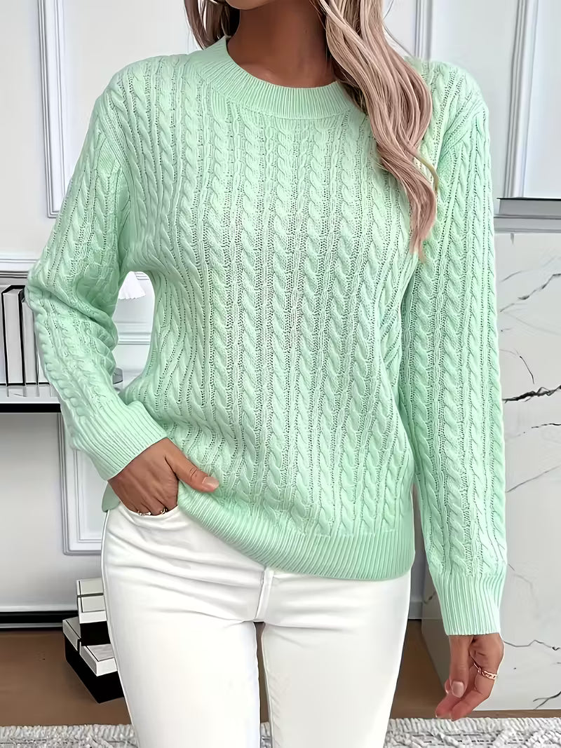 Aria Soft Knit Minimal Sweater
