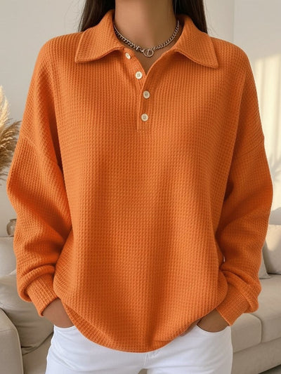 Isla Soft Knit Polo Sweater