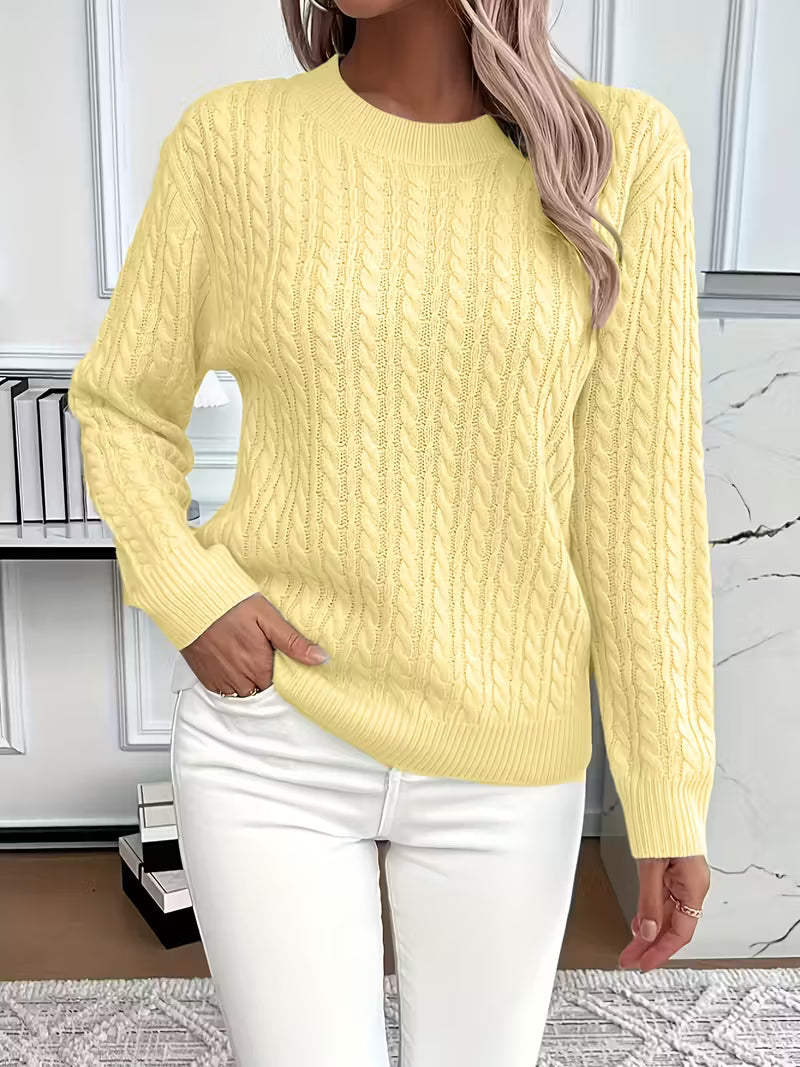Aria Soft Knit Minimal Sweater