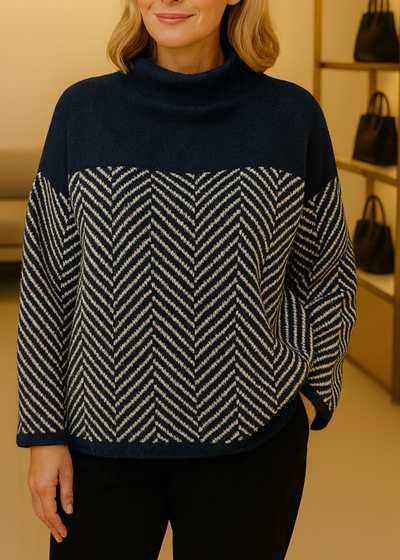 Malene Cotton Turtleneck Sweater