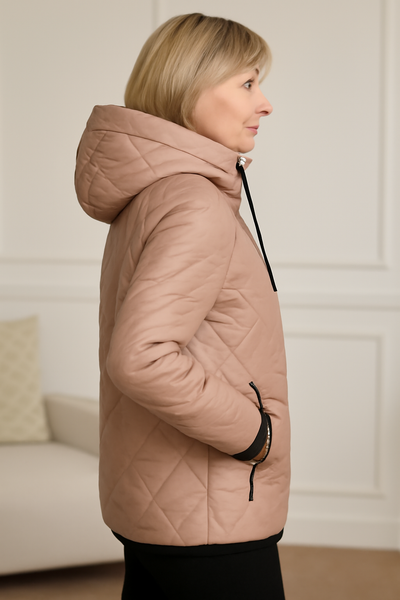 Elena – Padded Jacket with High Collar