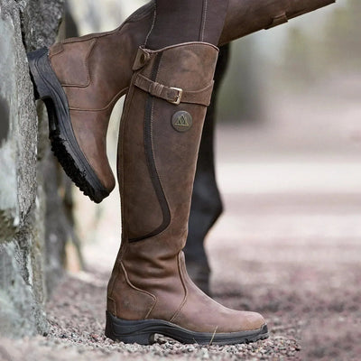 Maeve Waterproof Leather Riding Boots