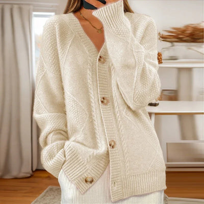 Éloise Cable-Knit Cardigan