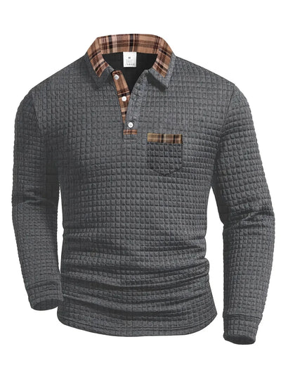 Beeckhoven Polo Shirt with Check Pattern