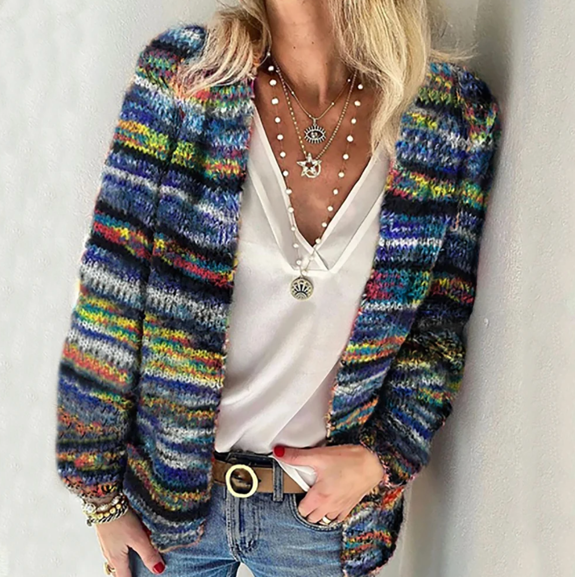 Catherine Cozy Multicolor Cardigan