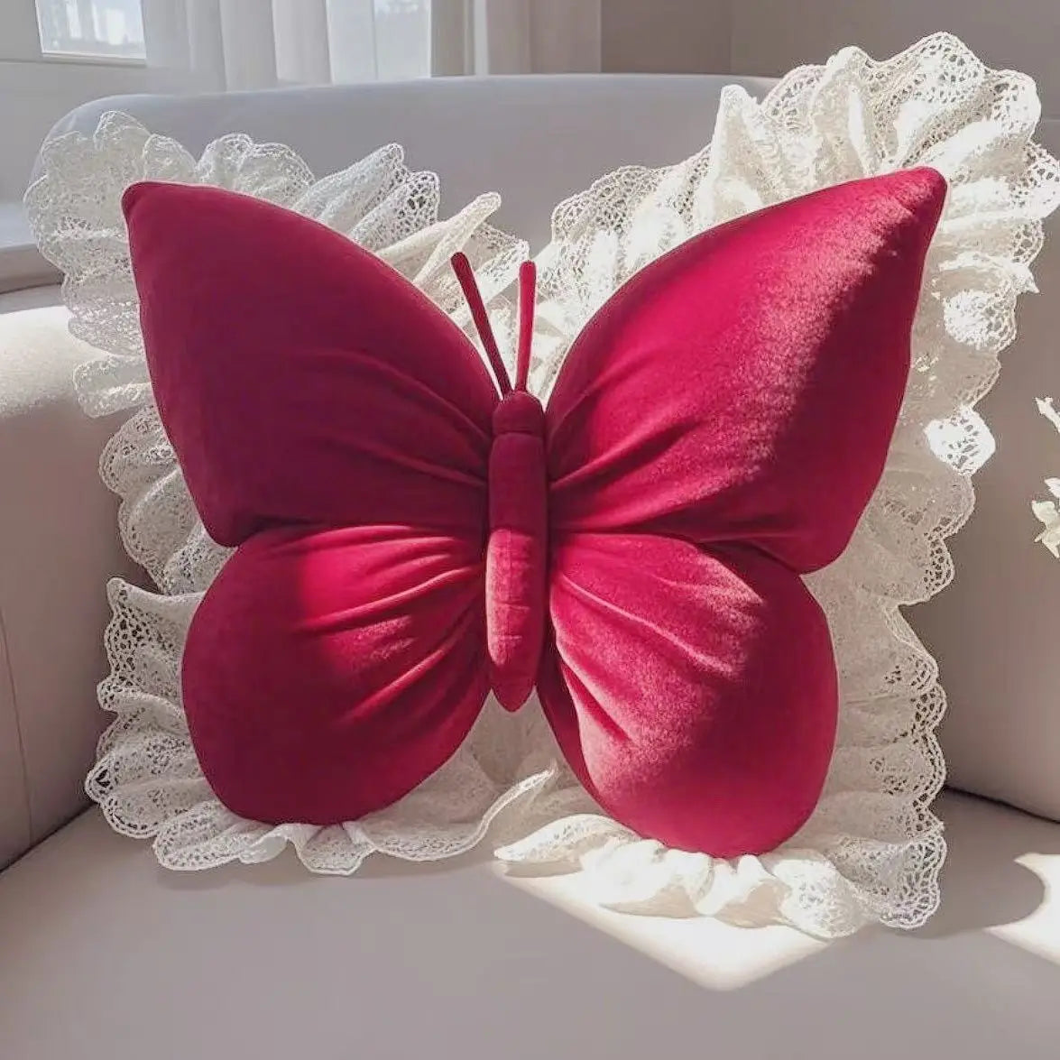 AVA BLISS BUTTERFLY PILLOW