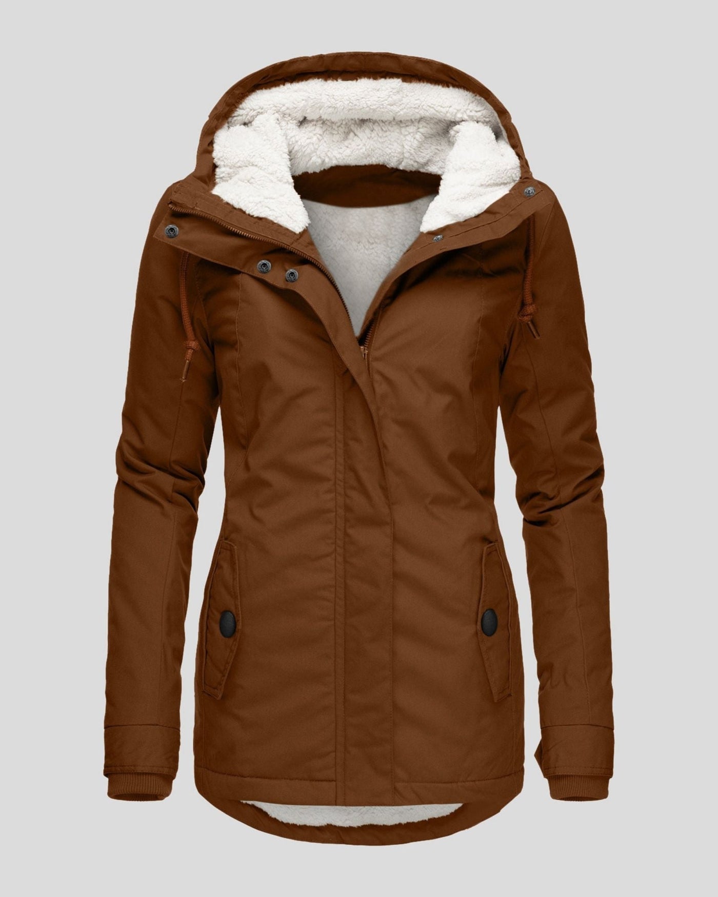 Anna – Autumn Long Fleece Jacket