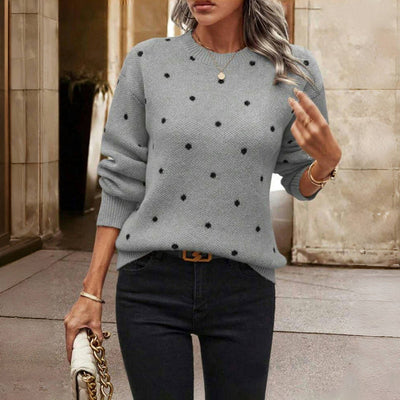 Nina Polka Dot Knitted Sweater