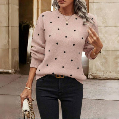 Nina Polka Dot Knitted Sweater