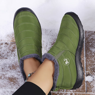 Victoria | Warm Winter Slip-On Boots.