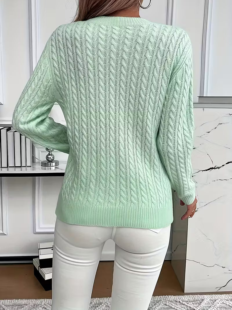 Aria Soft Knit Minimal Sweater
