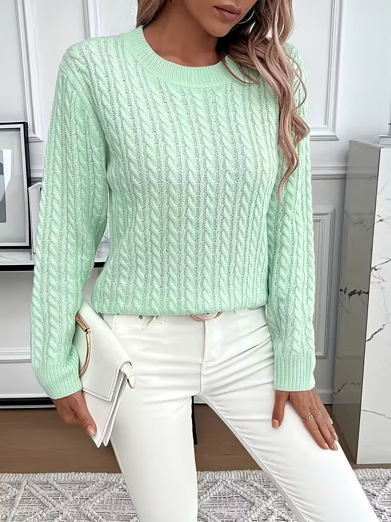 Aria Soft Knit Minimal Sweater