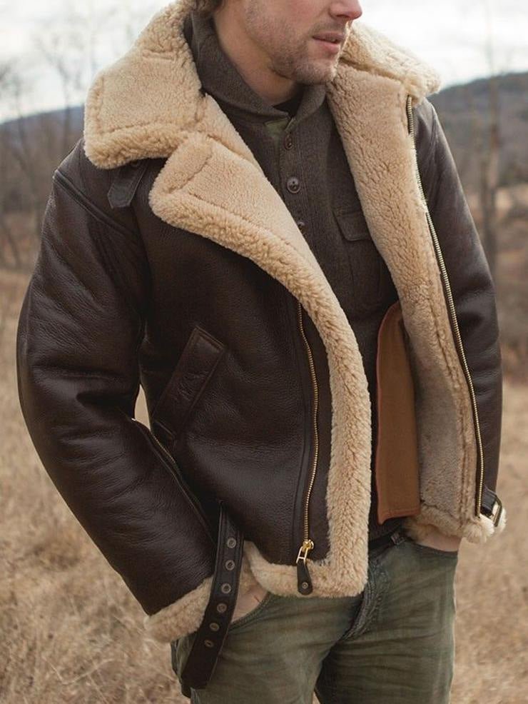 Fletcher Premium Shearling Leather Jacket
