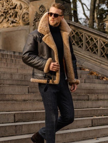 Fletcher Premium Shearling Leather Jacket