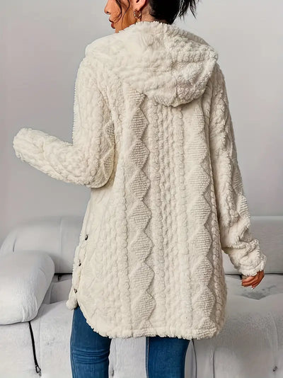 Maria Plush Hooded Cardigan