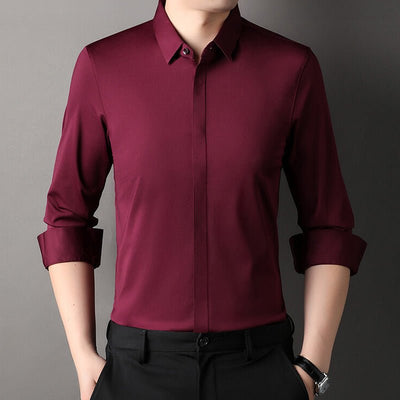 Mitchel Wrinkle-Free Stretch Shirt for Men (Buy 1 Get 1 FREE)
