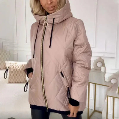 Elena – Padded Jacket with High Collar