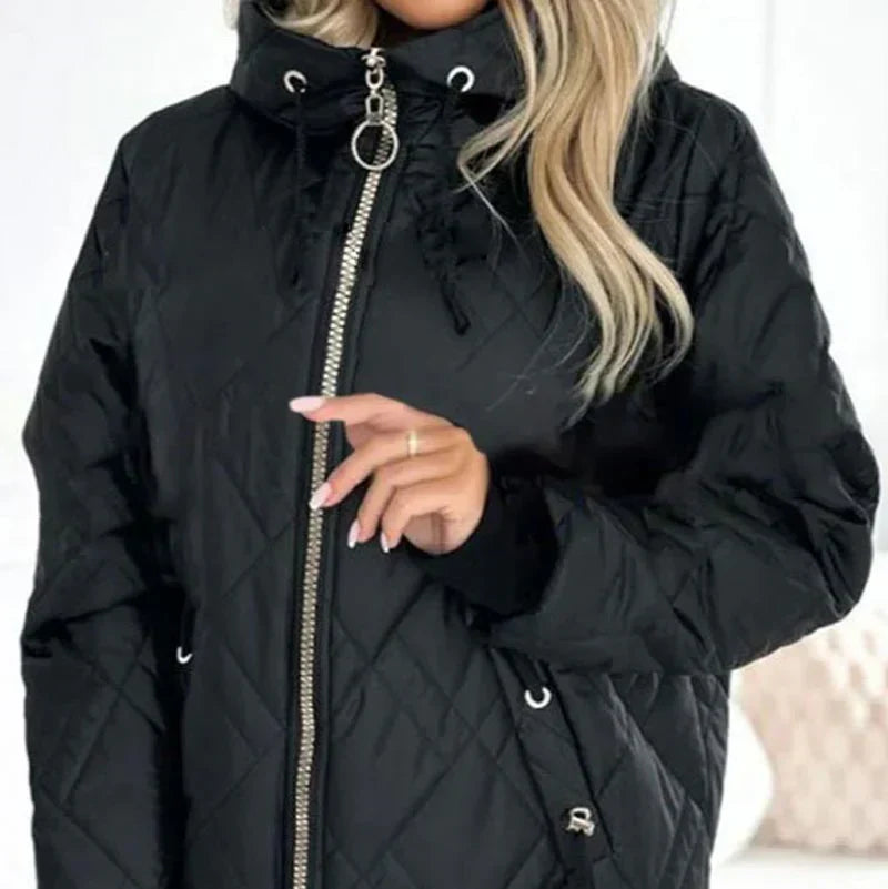 Elena – Padded Jacket with High Collar