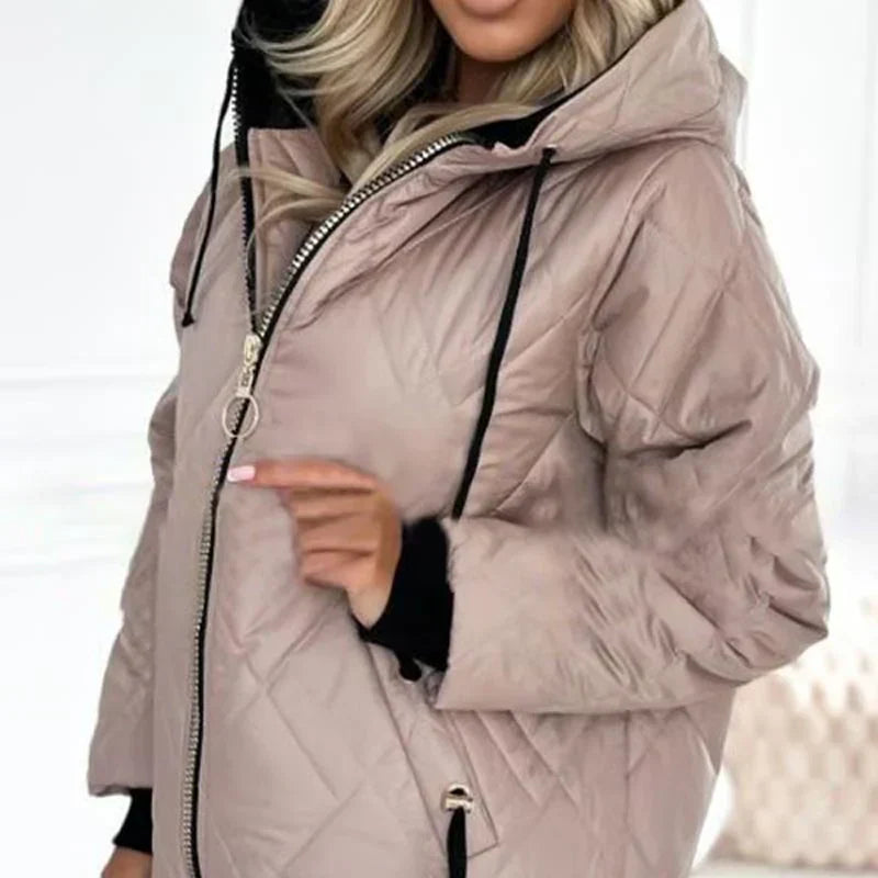 Elena – Padded Jacket with High Collar